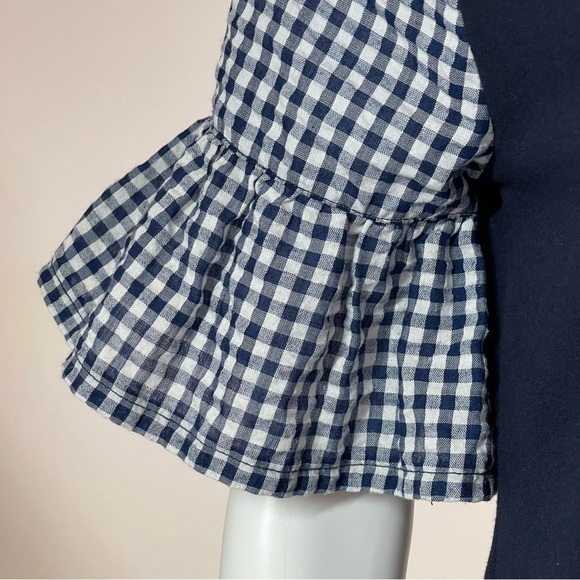 J. Crew Women’s Gingham Print Bell Sleeve Dress size Small - Picture 9 of 14
